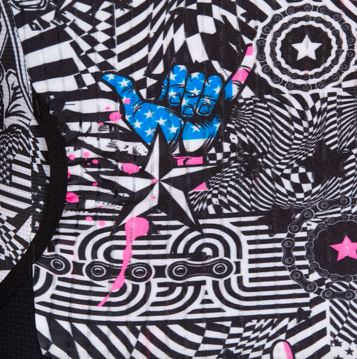 Mens Ultra Tri P1 Racesuit de Competencia Zoot American Rebel Hombre