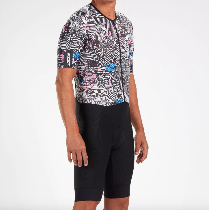 Mens Ultra Tri P1 Racesuit de Competencia Zoot American Rebel Hombre