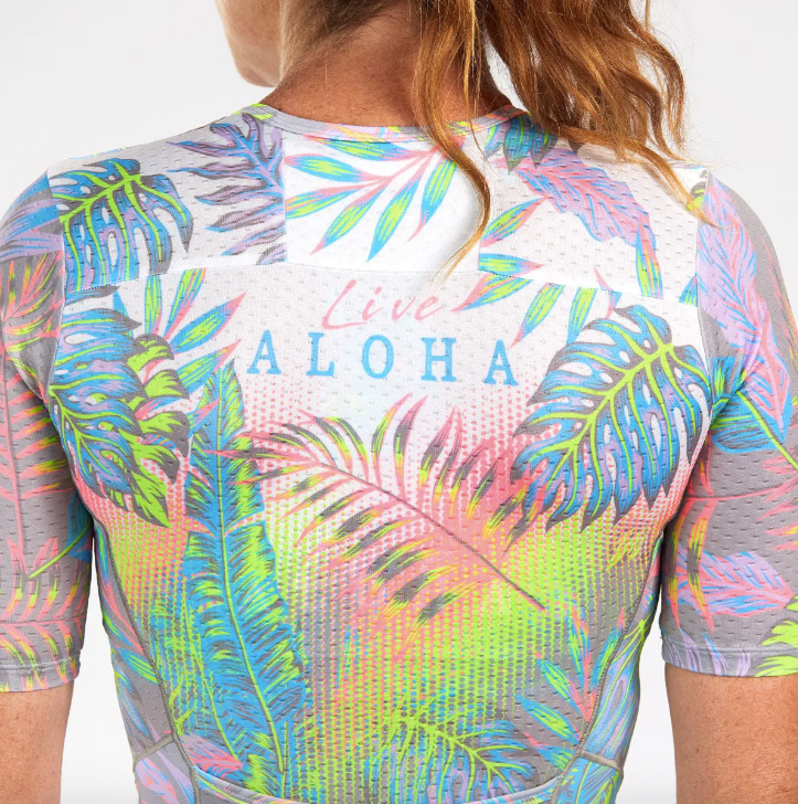 Trisuit de Triatlón Zoot Full Zip Live Aloha (Mujer)