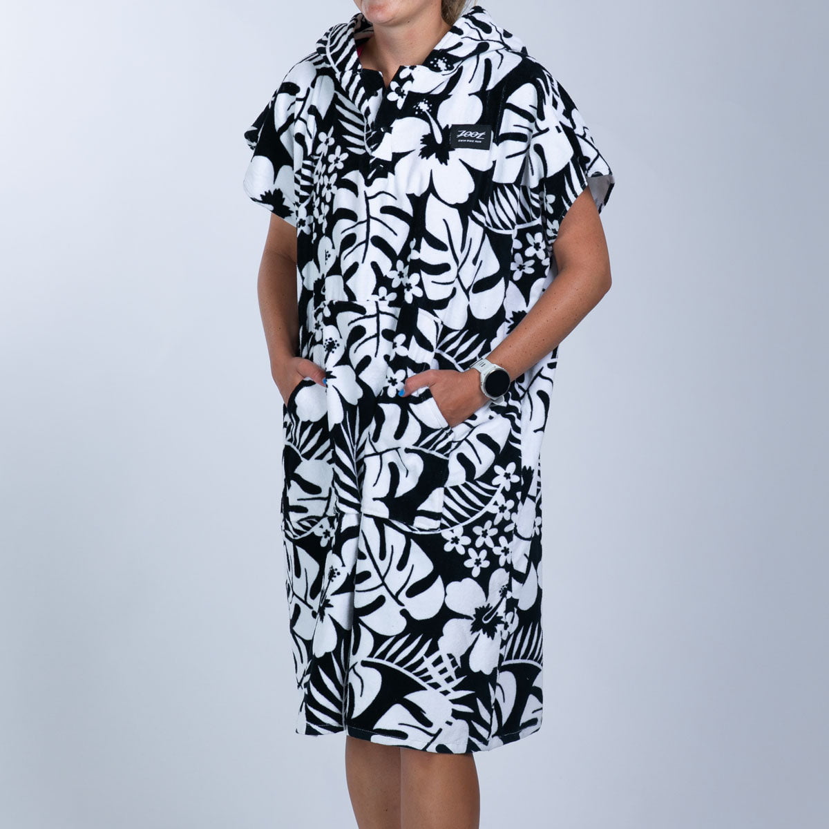 Zoot Sports SWIM ACCESSORIES Transition Poncho - Hibiscus