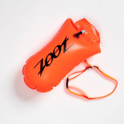 Zoot Sports SWIM ACCESSORIES Ultra Swim Safety Buoy & Dry Bag - Neon Orange
