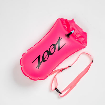 Zoot Sports SWIM ACCESSORIES Ultra Swim Safety Buoy & Dry Bag - Neon Pink