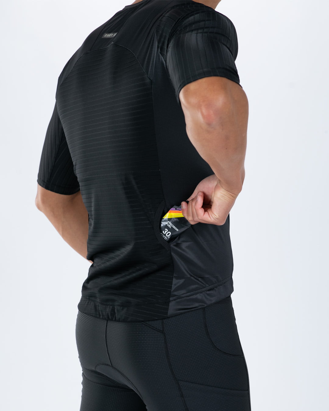 Zoot Sports TRI AERO JERSEYS Men's Elite P1 Tri Aero Jersey - Jet Black