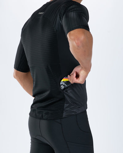 Zoot Sports TRI AERO JERSEYS Men's Elite P1 Tri Aero Jersey - Jet Black