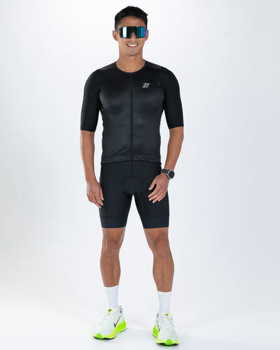 Zoot Sports TRI AERO JERSEYS Men's Elite P1 Tri Aero Jersey - Jet Black