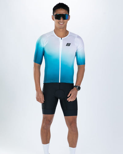 Zoot Sports TRI AERO JERSEYS Men's Elite P1 Tri Aero Jersey - Sonic Wave