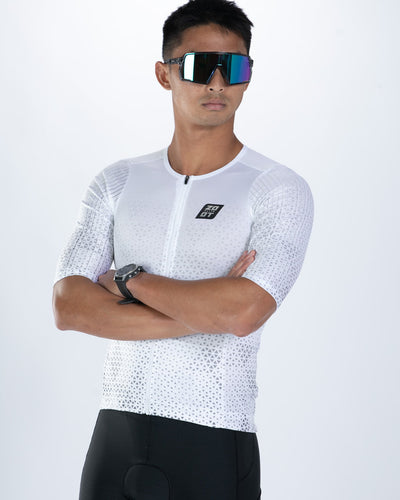 Zoot Sports TRI AERO JERSEYS Men's Elite P1 Tri Aero Jersey  - Sonic White