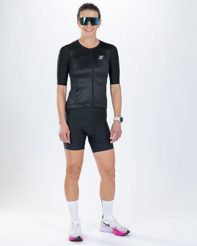 Zoot Sports TRI AERO JERSEYS Women's Elite P1 Tri Aero Jersey - Jet Black