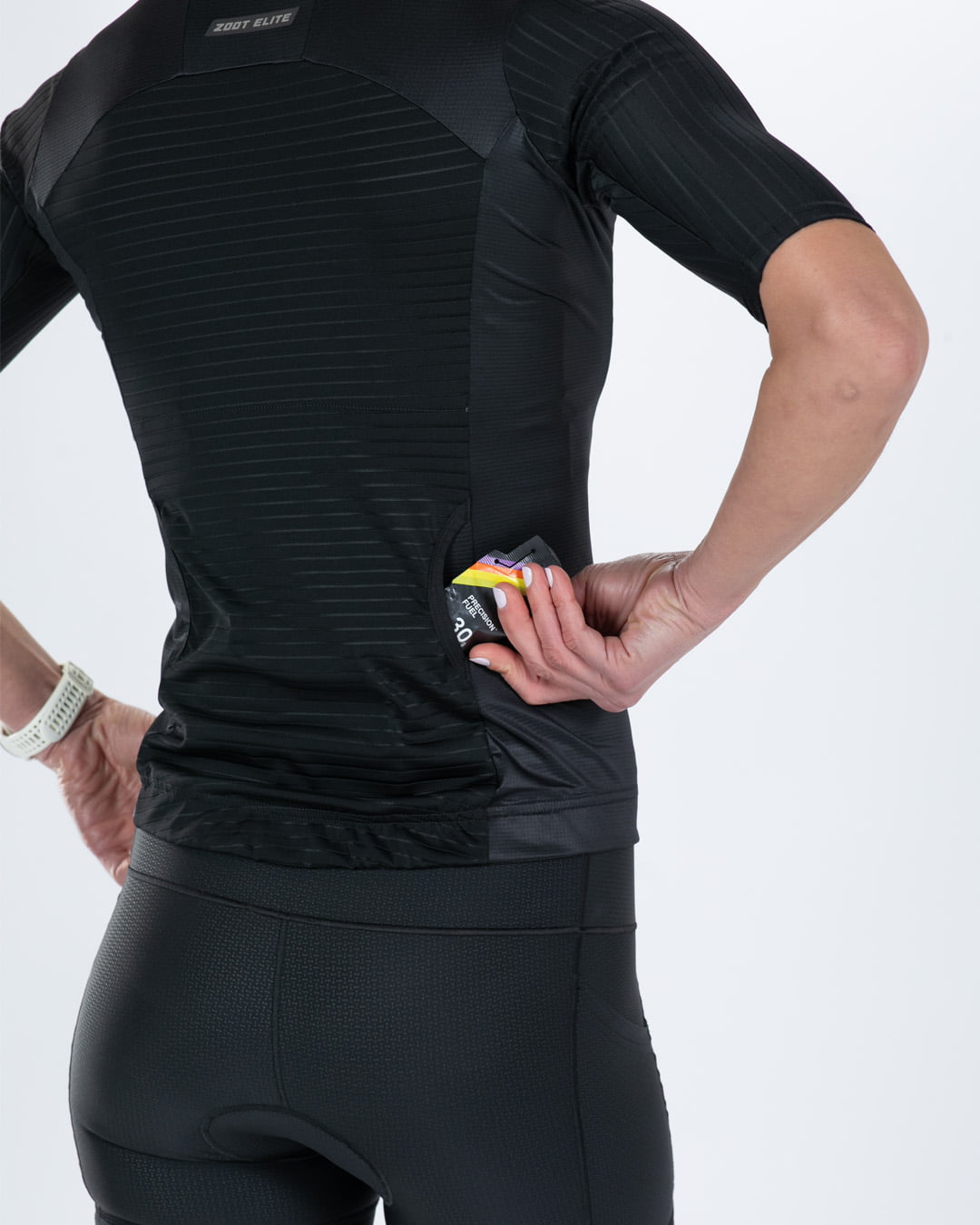 Zoot Sports TRI AERO JERSEYS Women's Elite P1 Tri Aero Jersey - Jet Black