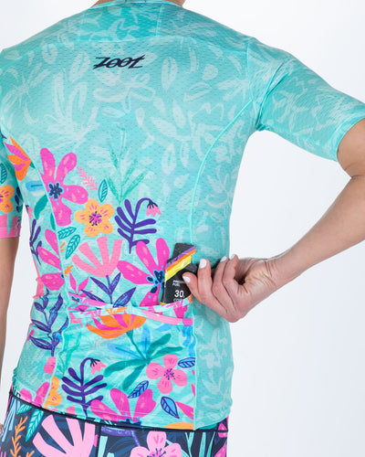 Zoot Sports TRI AERO JERSEYS Women's Ltd Tri Aero Jersey - Florescence