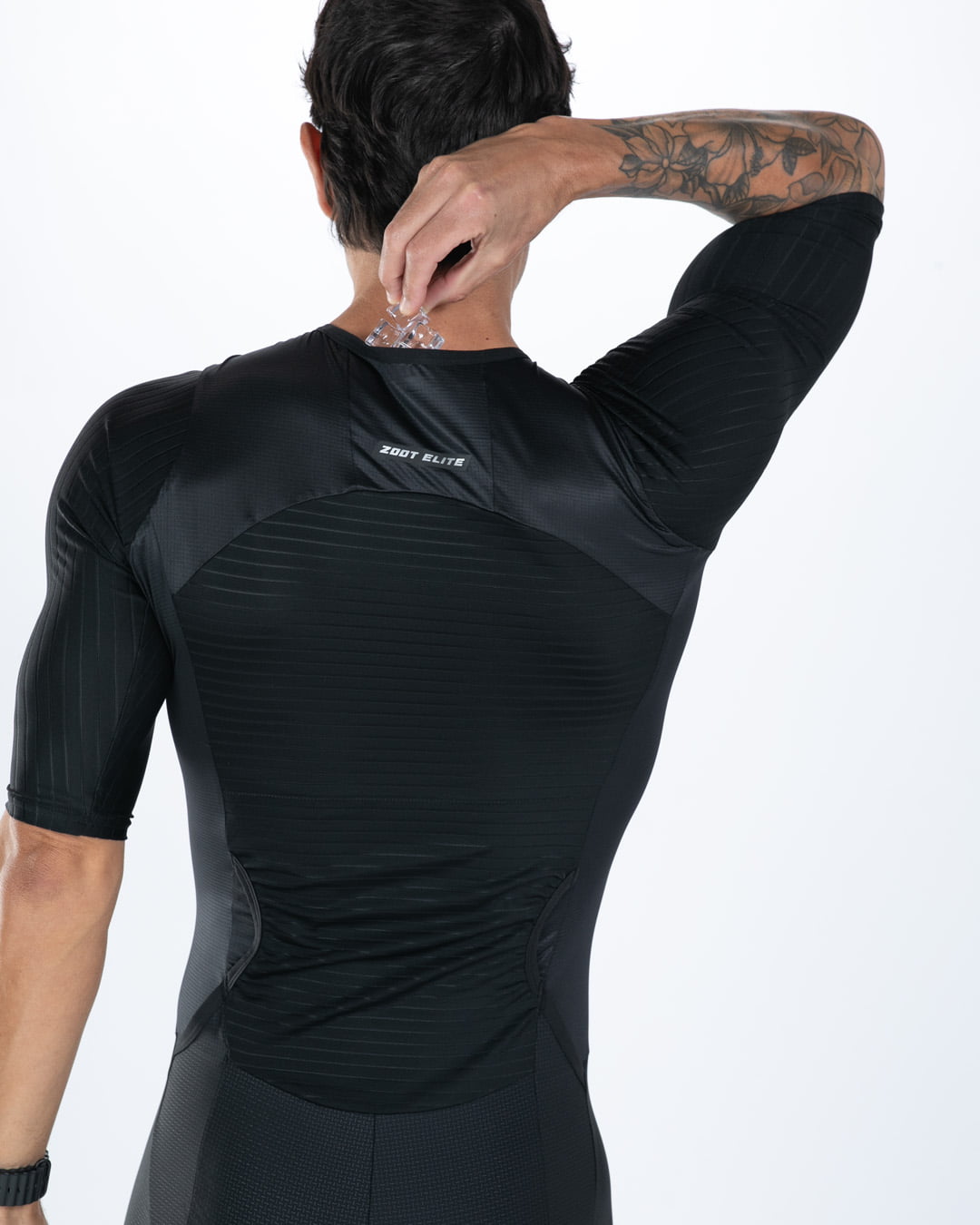 Zoot Sports TRI AERO RACESUITS Men's Elite P1 Tri Aero Fz Racesuit - Jet Black