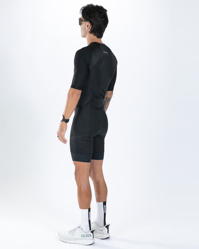 Zoot Sports TRI AERO RACESUITS Men's Elite P1 Tri Aero Fz Racesuit - Jet Black