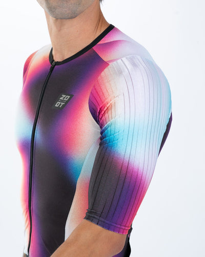 Zoot Sports TRI AERO RACESUITS Men's Elite P1 Tri Aero Fz Racesuit - Sonic Shift