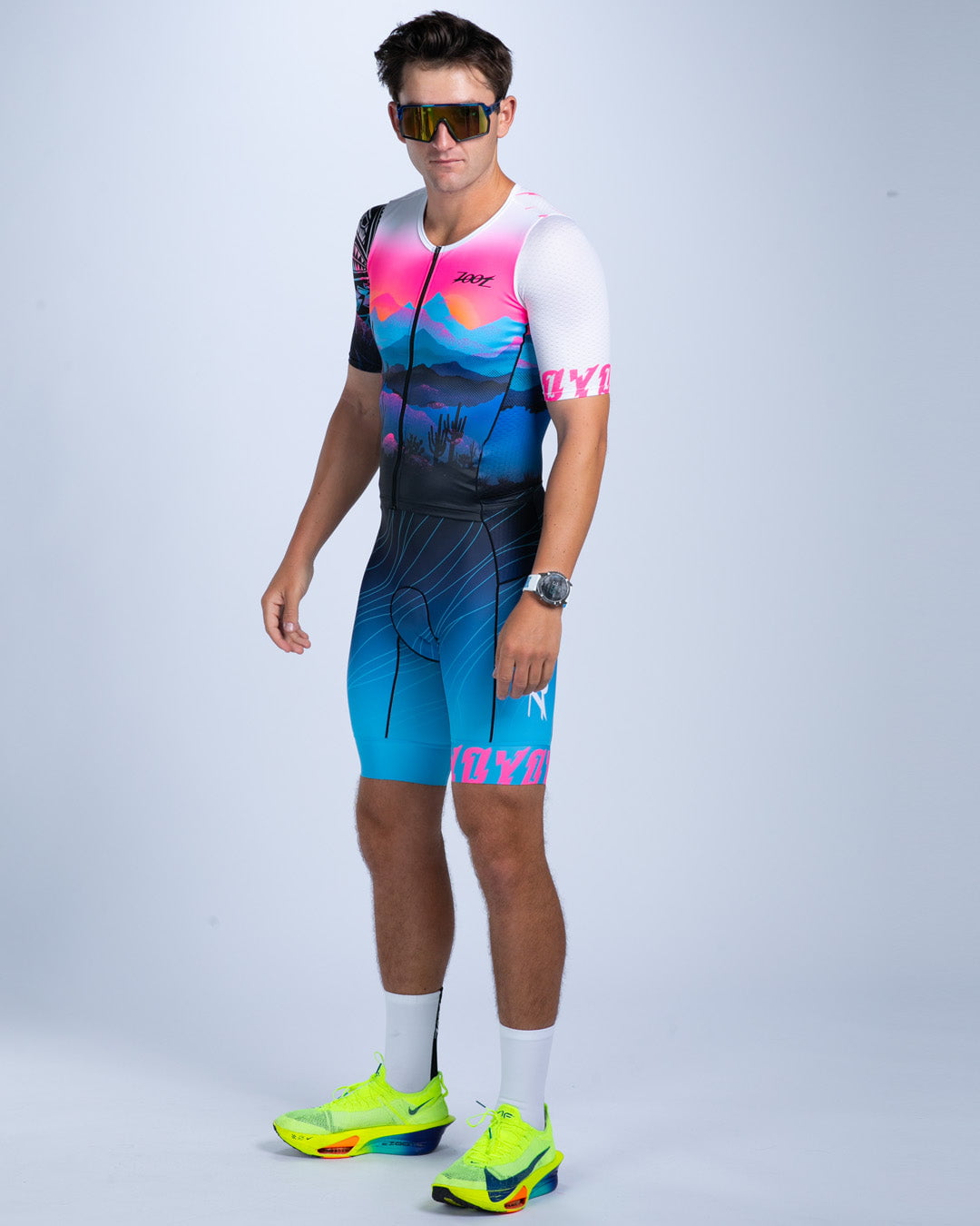 Zoot Sports TRI AERO RACESUITS Men's Ltd Tri Aero Fz Racesuit - Elements