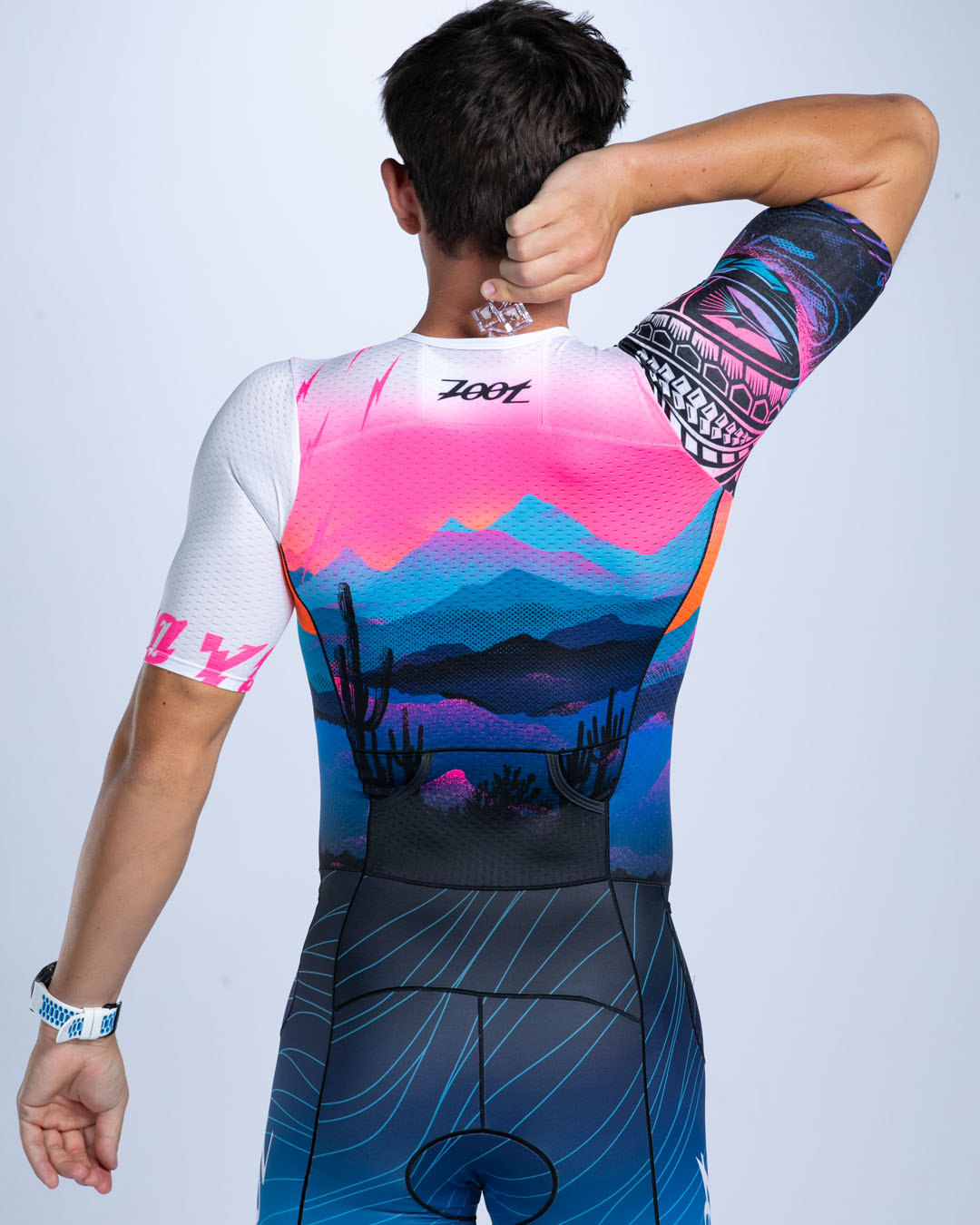 Zoot Sports TRI AERO RACESUITS Men's Ltd Tri Aero Fz Racesuit - Elements