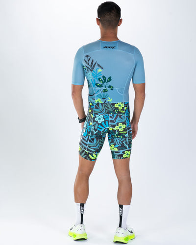 Zoot Sports TRI AERO RACESUITS Men's Ltd Tri Aero Fz Racesuit - Florescence