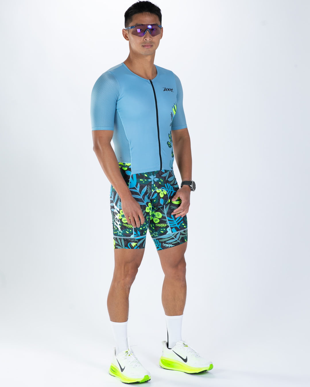 Zoot Sports TRI AERO RACESUITS Men's Ltd Tri Aero Fz Racesuit - Florescence