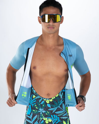 Zoot Sports TRI AERO RACESUITS Men's Ltd Tri Aero Fz Racesuit - Florescence