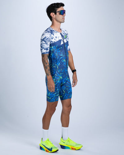 Zoot Sports TRI AERO RACESUITS Men's Ltd Tri Aero Fz Racesuit - Island Original