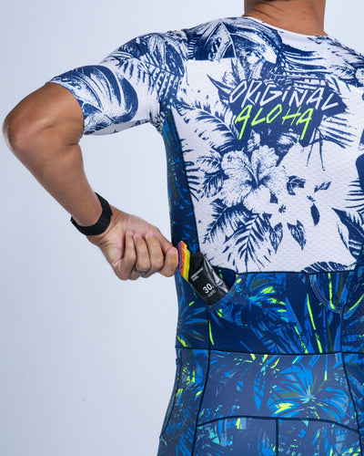 Zoot Sports TRI AERO RACESUITS Men's Ltd Tri Aero Fz Racesuit - Island Original