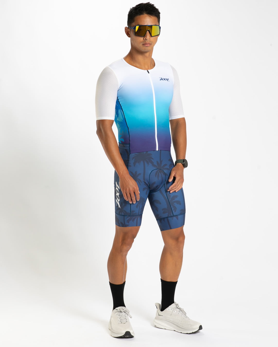 Zoot Sports TRI AERO RACESUITS Men's Ltd Tri Aero Fz Racesuit - Paradise