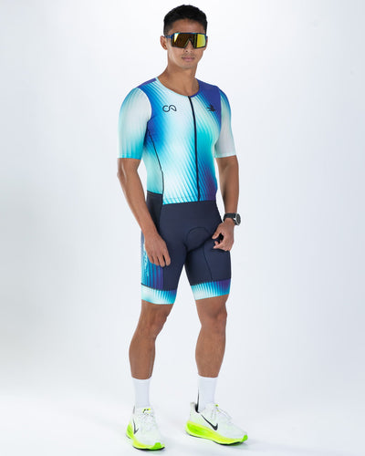 Zoot Sports TRI AERO RACESUITS Men's Ltd Tri Aero Fz Racesuit - Prism