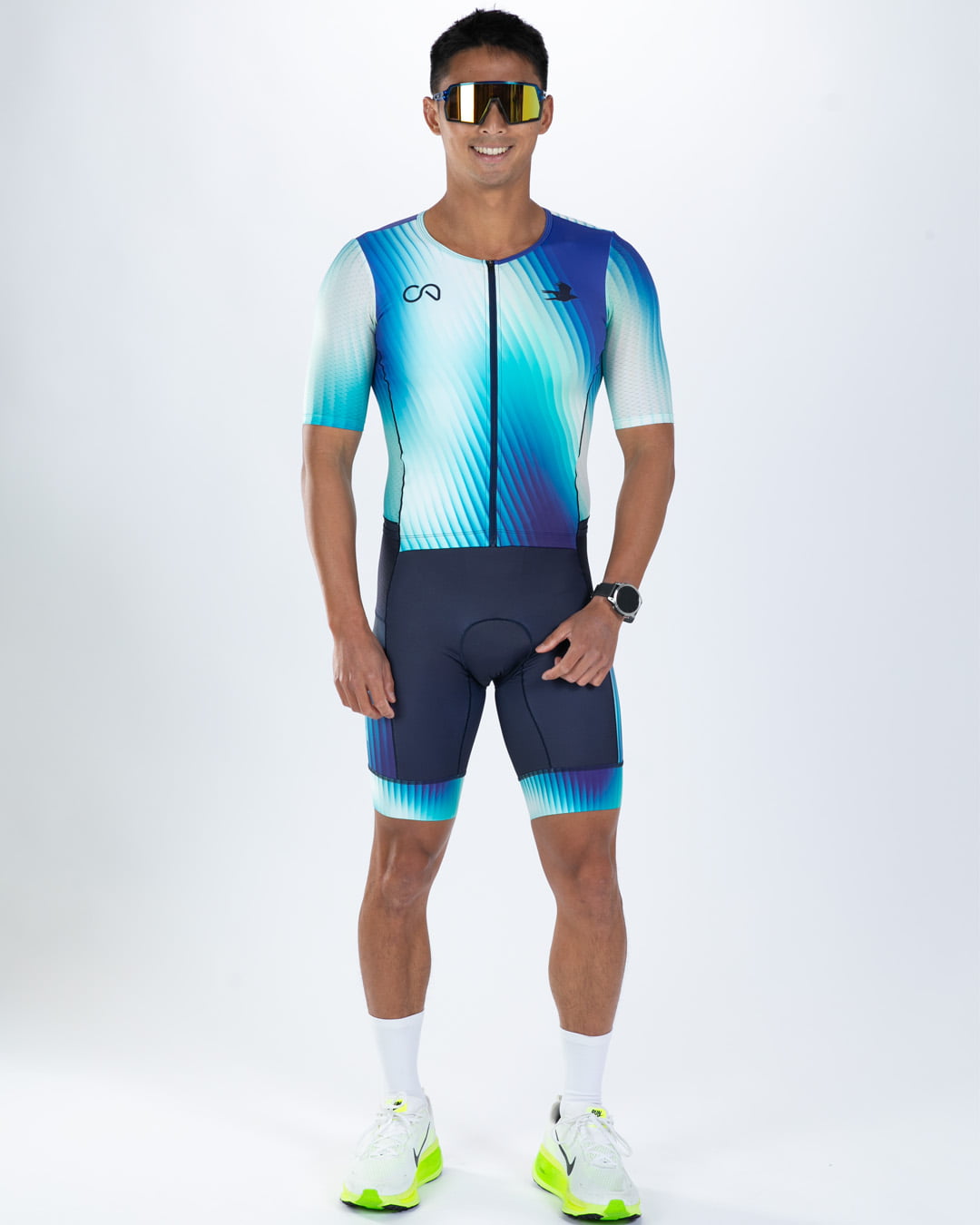 Zoot Sports TRI AERO RACESUITS Men's Ltd Tri Aero Fz Racesuit - Prism