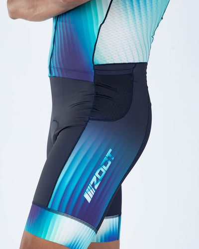 Zoot Sports TRI AERO RACESUITS Men's Ltd Tri Aero Fz Racesuit - Prism