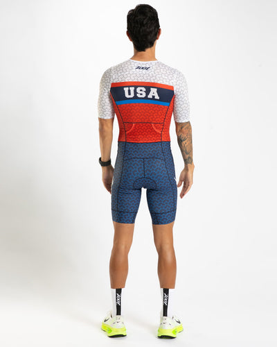 Zoot Sports TRI AERO RACESUITS Men's Ltd Tri Aero Fz Racesuit - USA