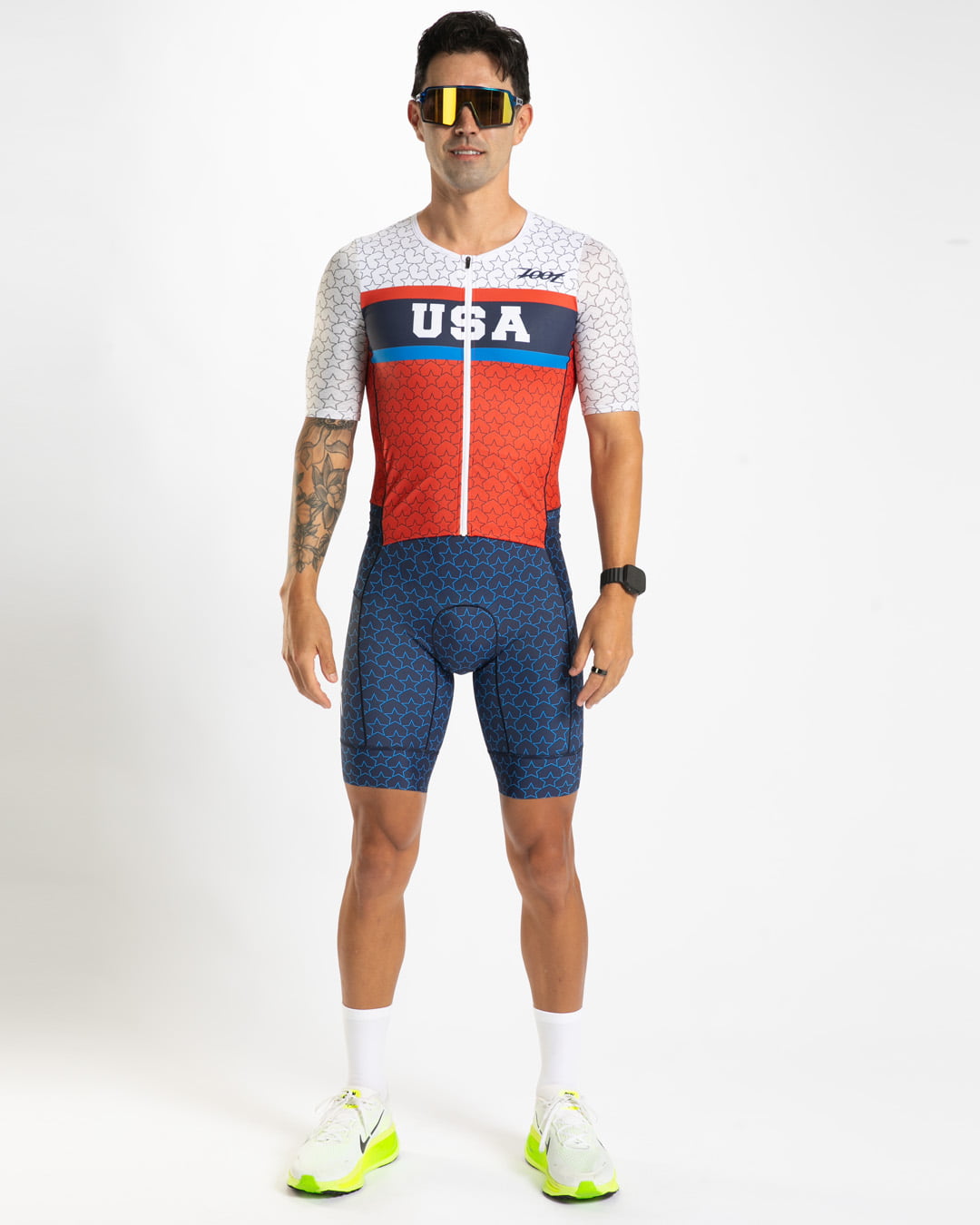 Zoot Sports TRI AERO RACESUITS Men's Ltd Tri Aero Fz Racesuit - USA