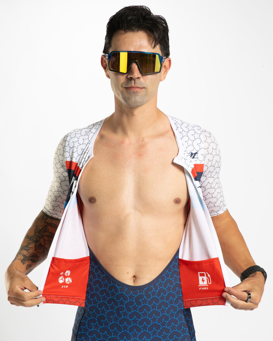 Zoot Sports TRI AERO RACESUITS Men's Ltd Tri Aero Fz Racesuit - USA
