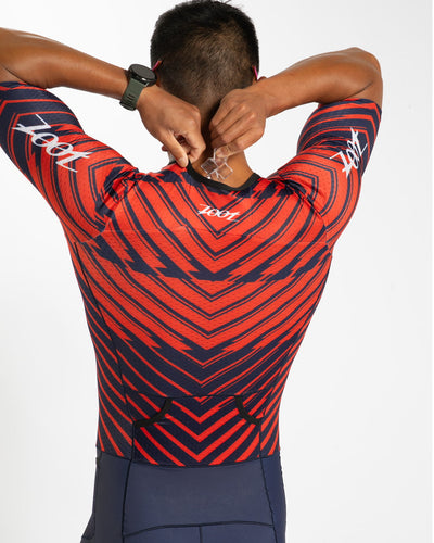 Zoot Sports TRI AERO RACESUITS Men's Ltd Tri Aero Fz Racesuit - West