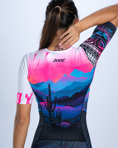 Zoot Sports TRI AERO RACESUITS Women's Ltd Tri Aero Fz Racesuit - Elements