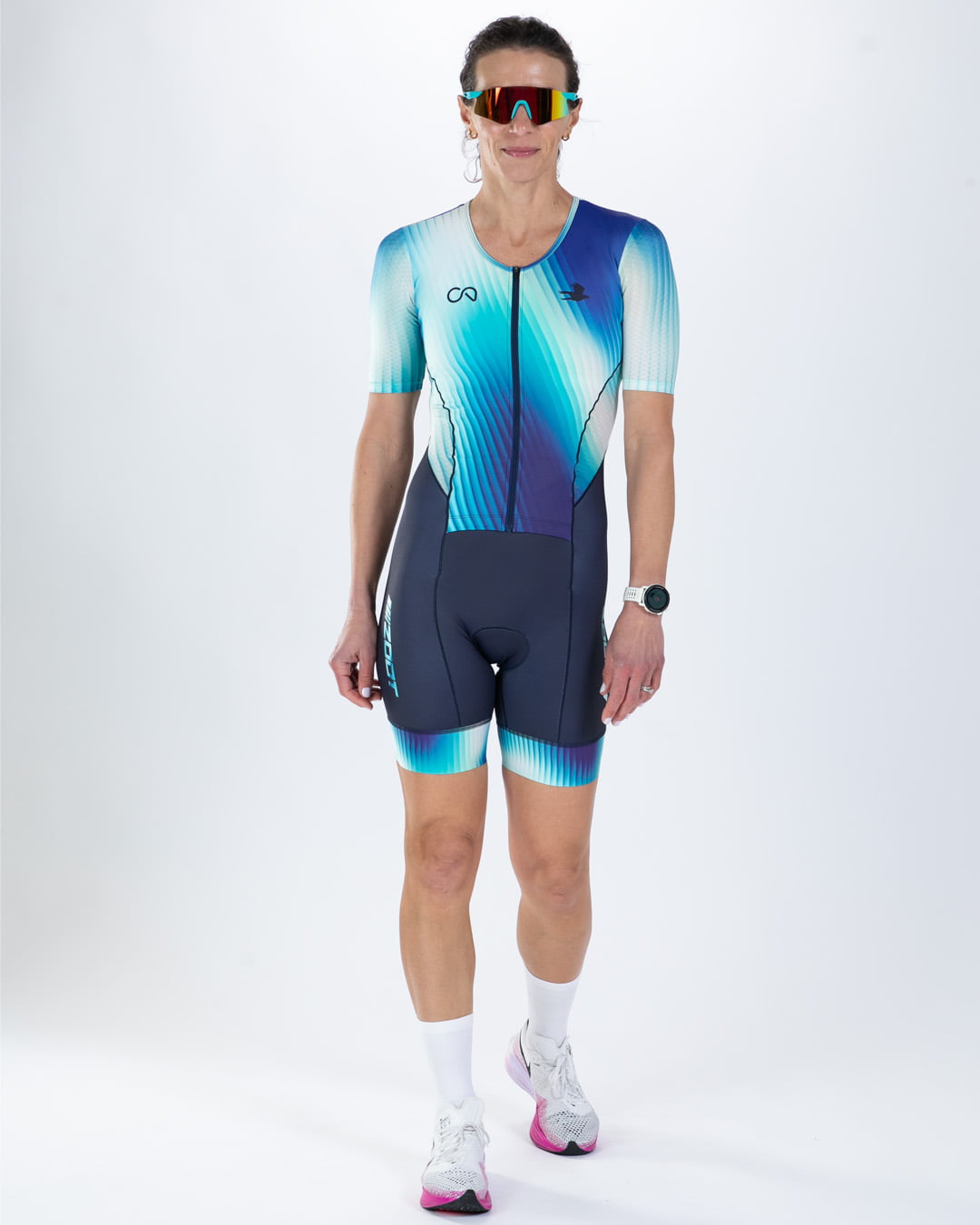 Zoot Sports TRI AERO RACESUITS Women's Ltd Tri Aero Fz Racesuit - Prism