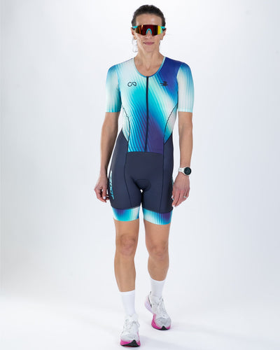 Zoot Sports TRI AERO RACESUITS Women's Ltd Tri Aero Fz Racesuit - Prism