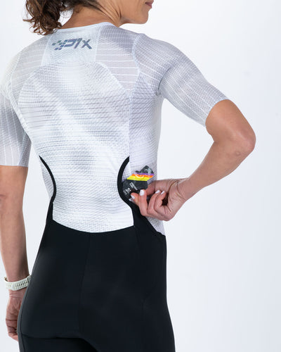 Zoot Sports TRI AERO RACESUITS Women's Ultra Tri P1x Racesuit - Chrome