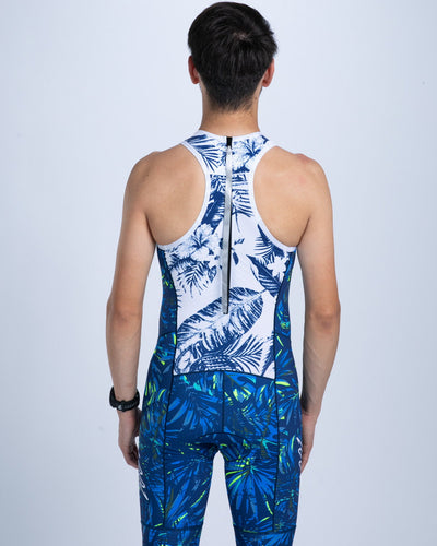 Zoot Sports TRI BACKZIP RACESUITS Men's Sprint Tri Hyperglide Backzip Racesuit - Island Original