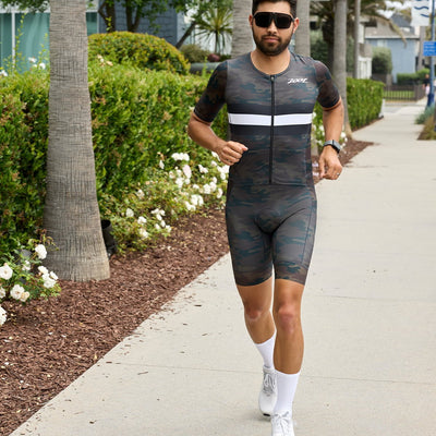 Zoot Sports TRI RACESUITS Men's Ltd Tri Aero Fz Racesuit -Armada