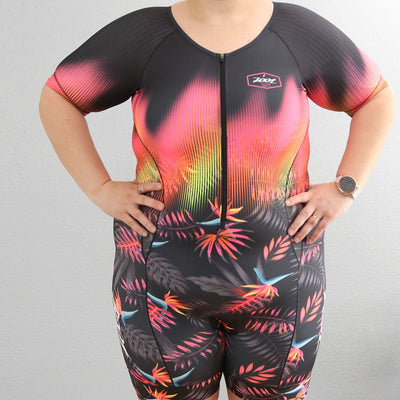 Zoot Sports TRI RACESUITS Women's Athena Tri Aero Racesuit - Tropical Magic