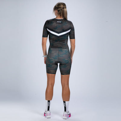 Zoot Sports TRI RACESUITS Women's Ltd Tri Aero Fz Racesuit -Armada