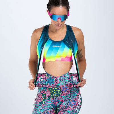Zoot Sports TRI RACESUITS Women's Ltd Tri Slvs Fz Racesuit - Costa Del Sol