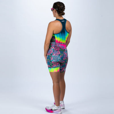Zoot Sports TRI RACESUITS Women's Ltd Tri Slvs Fz Racesuit - Costa Del Sol