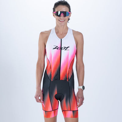Zoot Sports TRI RACESUITS Women's Ltd Tri Slvs Fz Racesuit - Yo Yo Yo