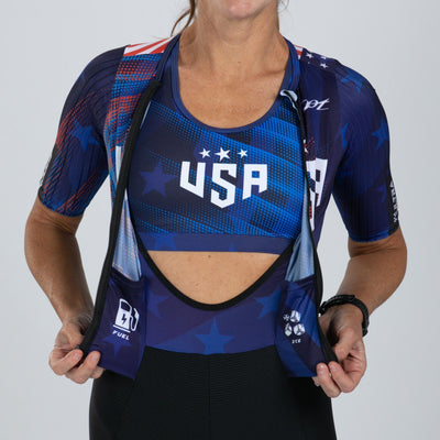 Zoot Sports TRI RACESUITS Women's Ultra Tri P1 Racesuit - RWB