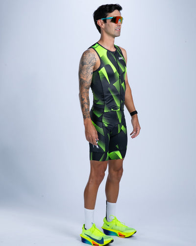 Zoot Sports TRI SLEEVELESS RACESUITS Men's Ltd Tri Slvs Fz Racesuit - Icon
