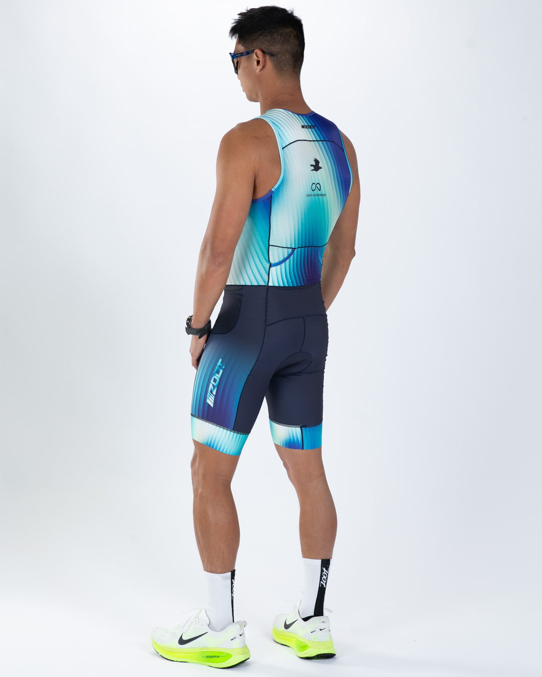 Zoot Sports TRI SLEEVELESS RACESUITS Men's Ltd Tri Slvs Fz Racesuit - Prism