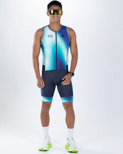 Zoot Sports TRI SLEEVELESS RACESUITS Men's Ltd Tri Slvs Fz Racesuit - Prism