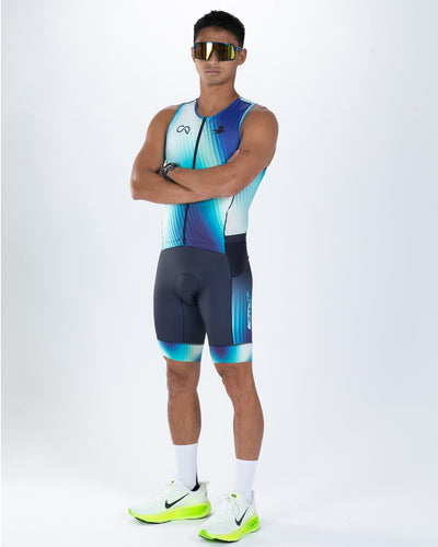 Zoot Sports TRI SLEEVELESS RACESUITS Men's Ltd Tri Slvs Fz Racesuit - Prism