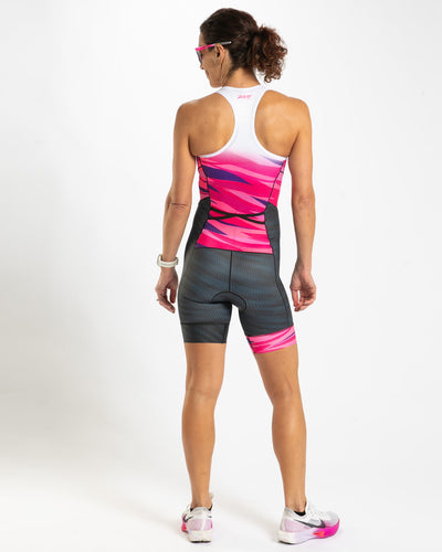 Zoot Sports TRI SLEEVELESS RACESUITS Women's Ltd Tri Slvs FZ Racesuit - Hering