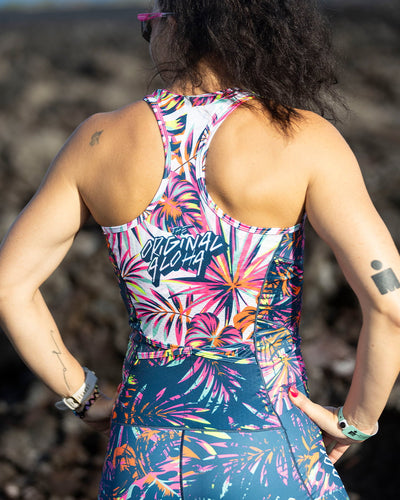 Zoot Sports TRI SLEEVELESS RACESUITS Women's Ltd Tri Slvs Fz Racesuit - Island Original